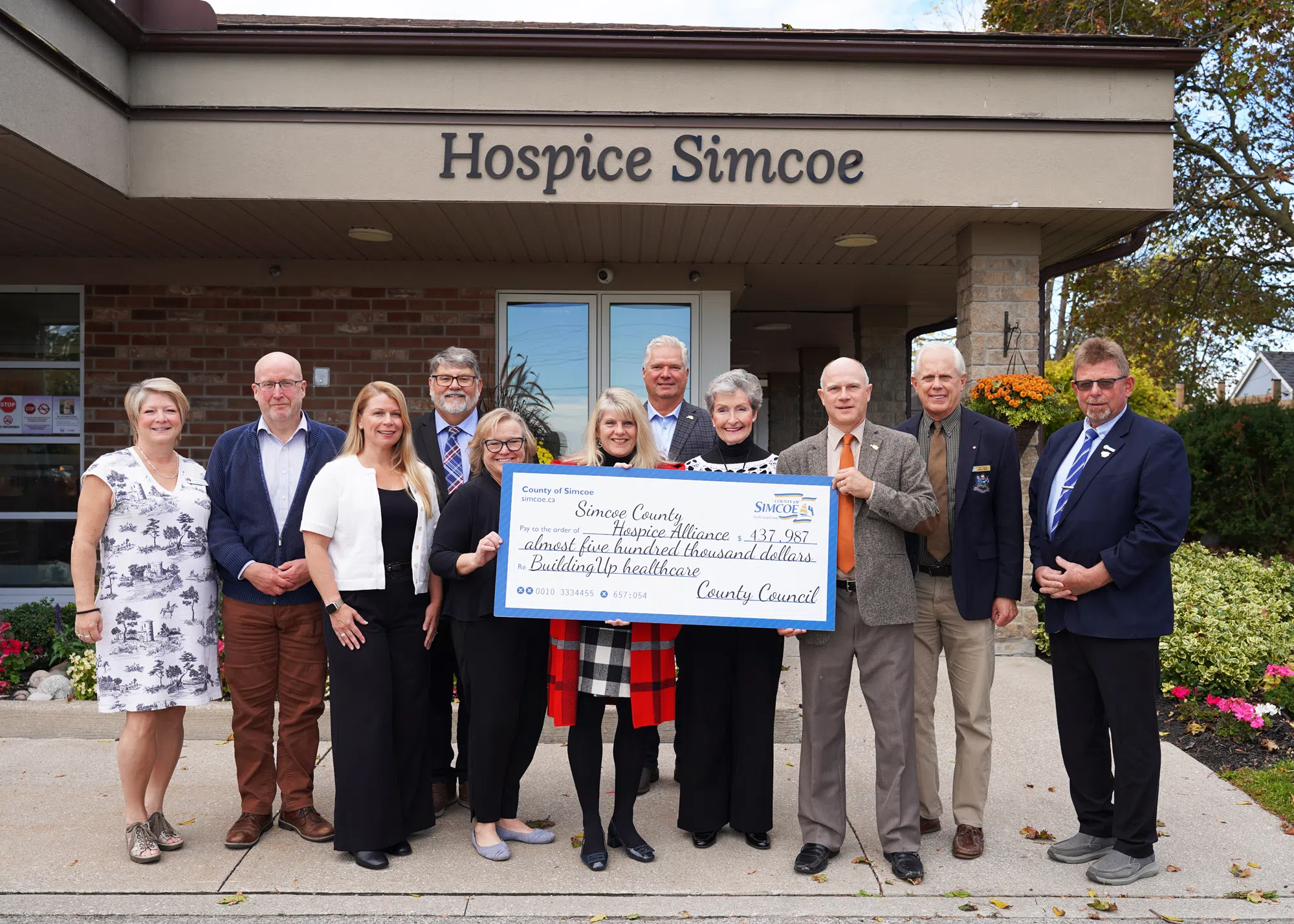 County of Simcoe completes five-year hospice investment