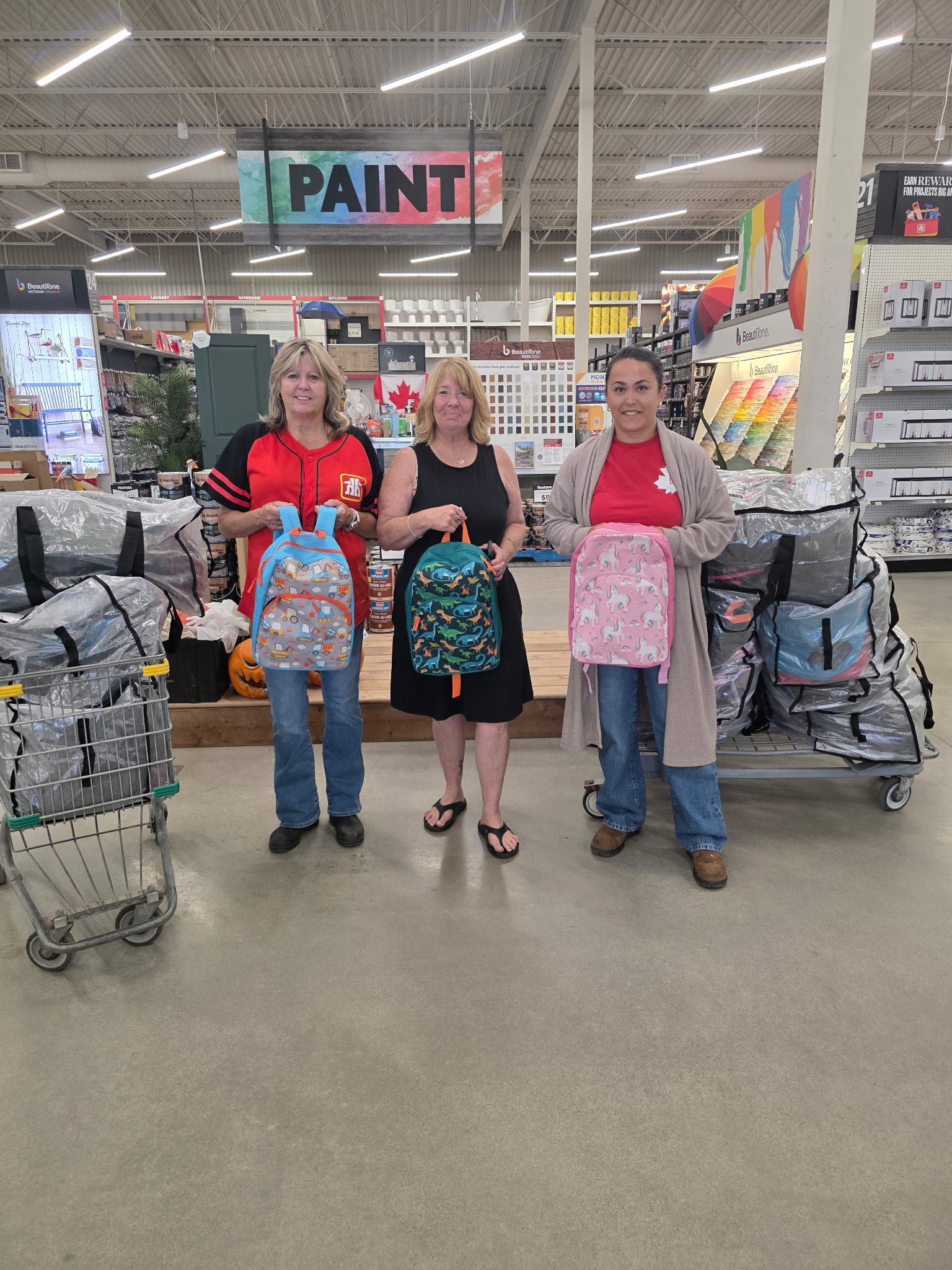Alliston Home Hardware store owners donate essential school supplies