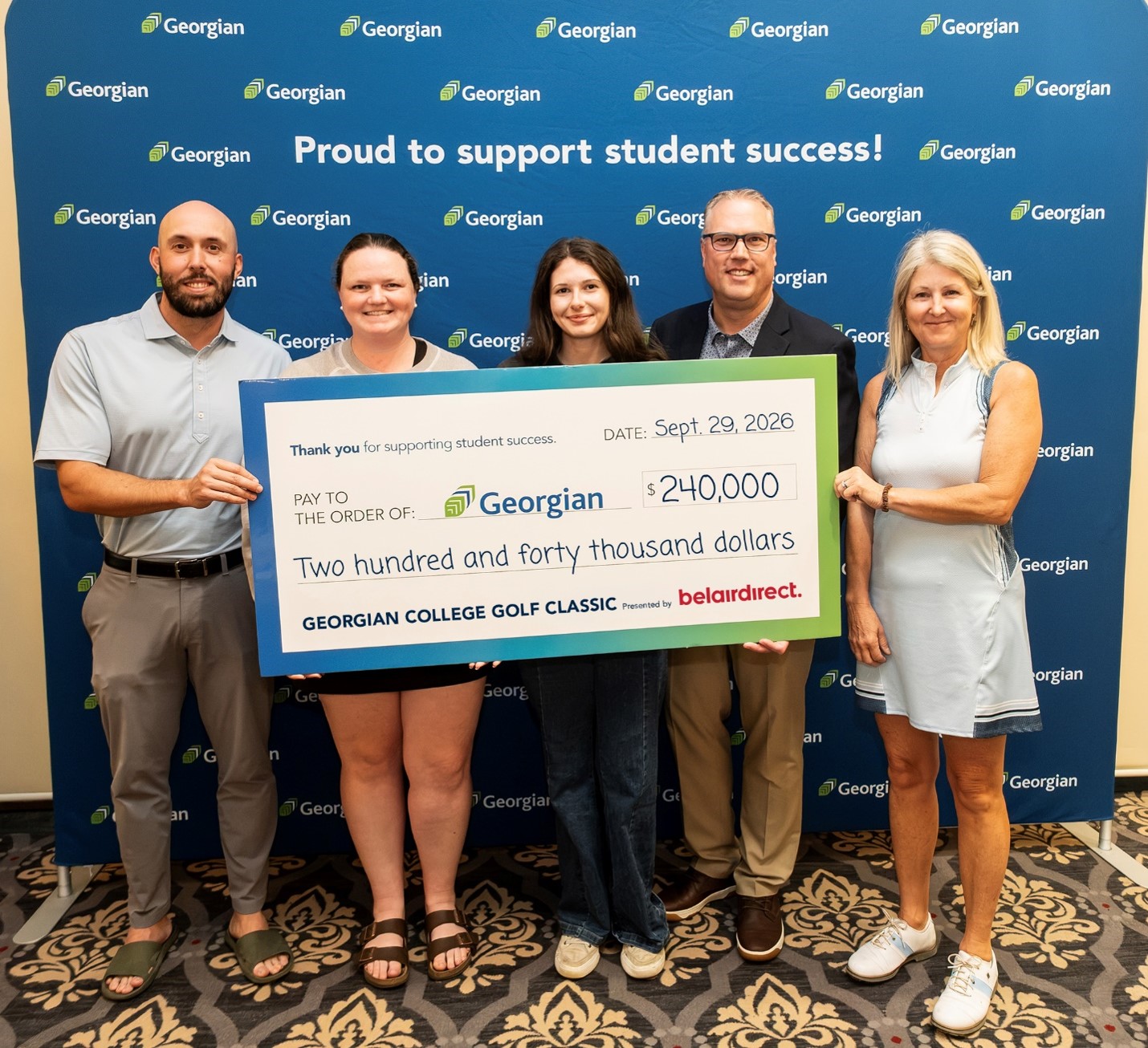 Georgian College golf tournament raises $240,000 for scholarships, bursaries, and more