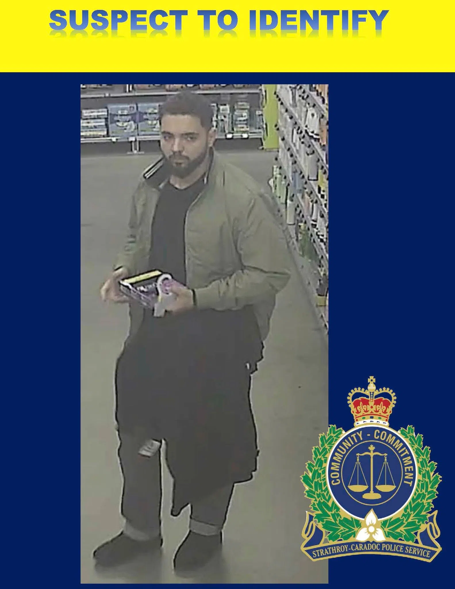 Police looking for Walmart theft suspect 105.7 Strathroy Today