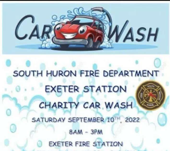 South Huron Fire Department Charity Car Wash 90.5 Exeter Today