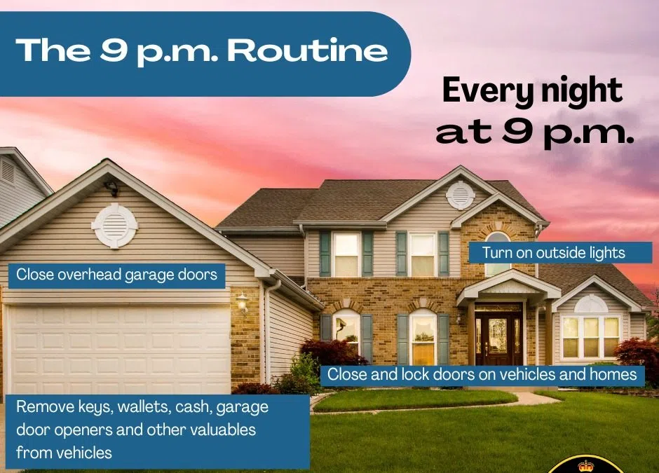 COMMUNITY SPOTLIGHT OPP talk the “9 p.m. Routine” to help you keep