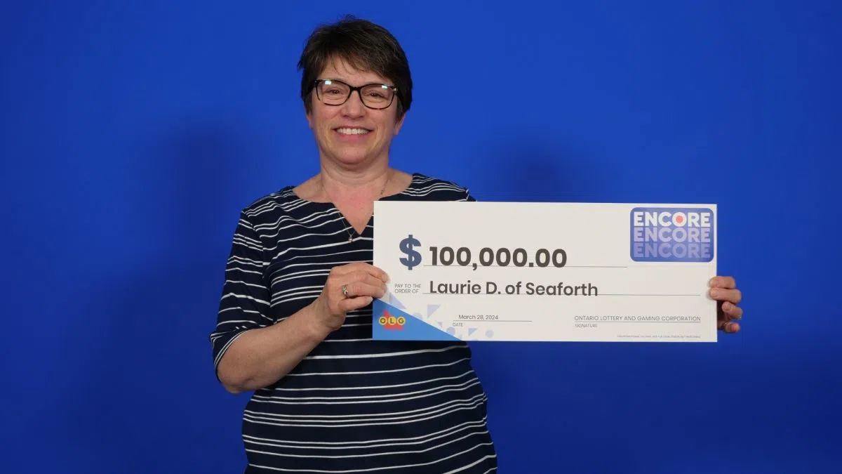 Seaforth resident Laurie Dolmage wins $100,000 in Ontario 49 draw | 90. ...