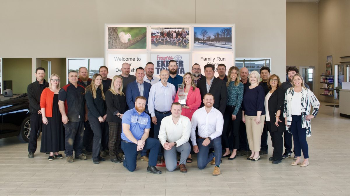 COMMUNITY SPOTLIGHT: Exeter Toyota clinches President's Pride Award for fifth consecutive year - Vimarsana News