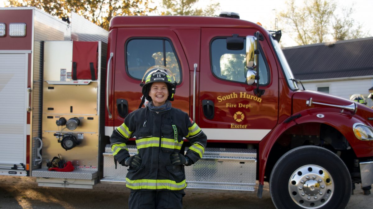 COMMUNITY SPOTLIGHT: This nurse fights fires in her off time with the South Huron Fire Department - Vimarsana News
