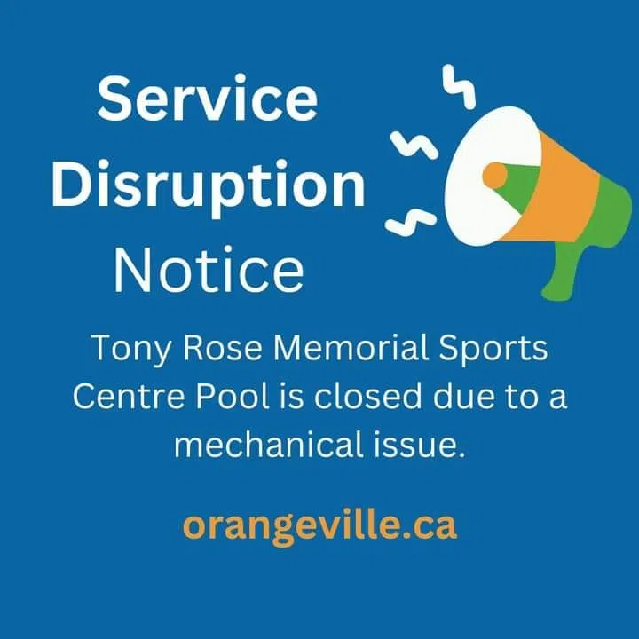 Temporary Pool Closure at the Tony Rose