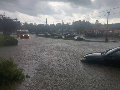 Rising temperatures brings the chance of flooding