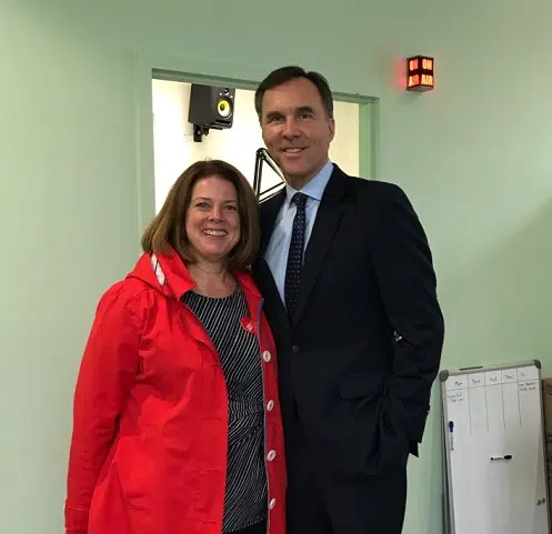 BILL MORNEAU VISITS DUFFERIN-CALEDON; ENDORSES LIBERAL CANDIDATE MICHELE FISHER