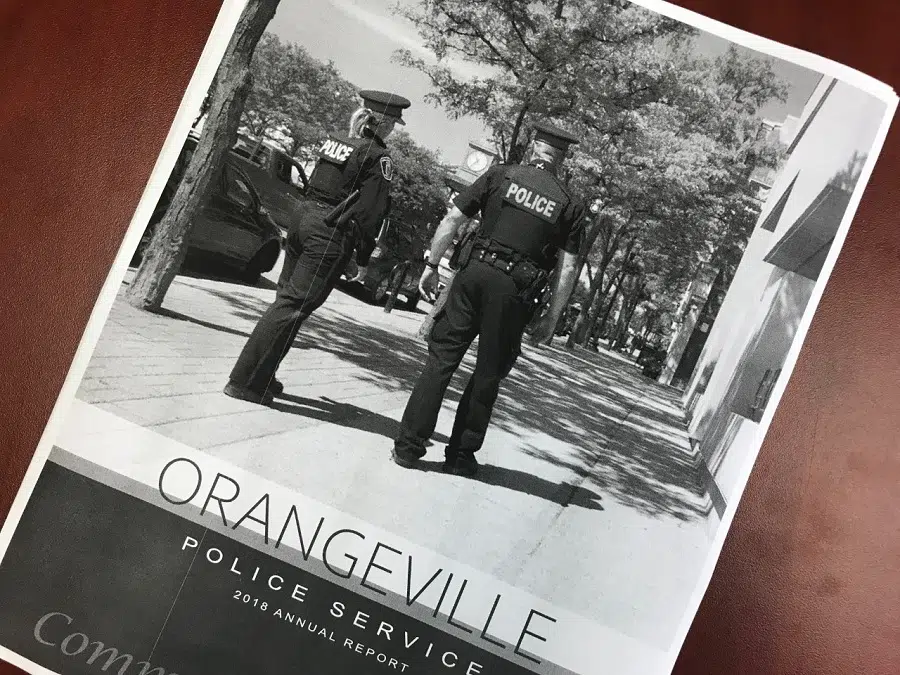 CALLS FOR POLICE SERVICE UP, VIOLENT CRIMES DOWN IN ORANGEVILLE: OPS ANNUAL REPORT