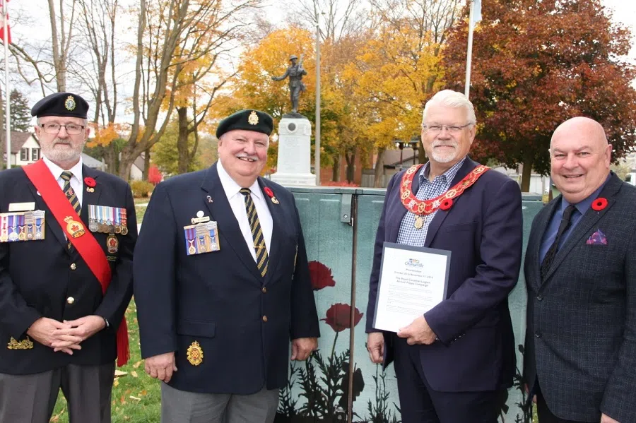 ONTARIO'S LIEUTENANT GOVERNOR WILL PARTICIPATE IN ORANGEVILLE REMEMBRANCE DAY CEREMONY