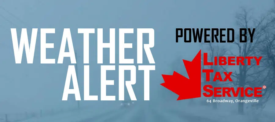 Environment Canada warns of intense snowfall and blowing snow Wednesday morning