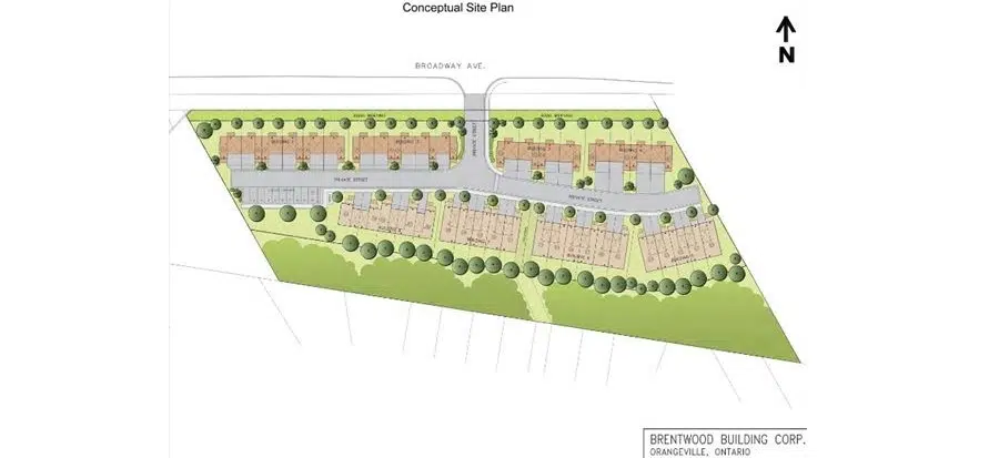 Proposed 40-unit townhouse development in west end Orangeville raises concerns with residents