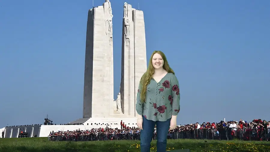 ODSS student recipient of 2020 Vimy Pilgrimage Award