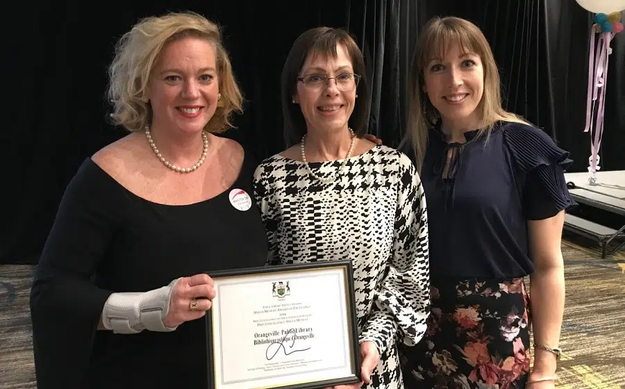 Orangeville Public Library wins Angus Mowat Award of Excellence