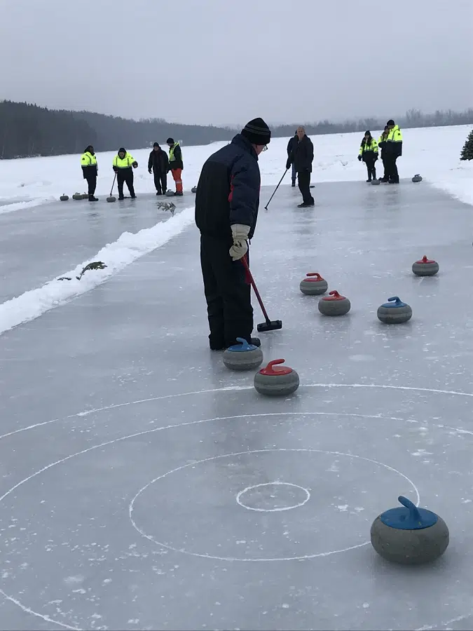 The Great Canadian PondSpiel brings out hundreds of curlers on Island Lake