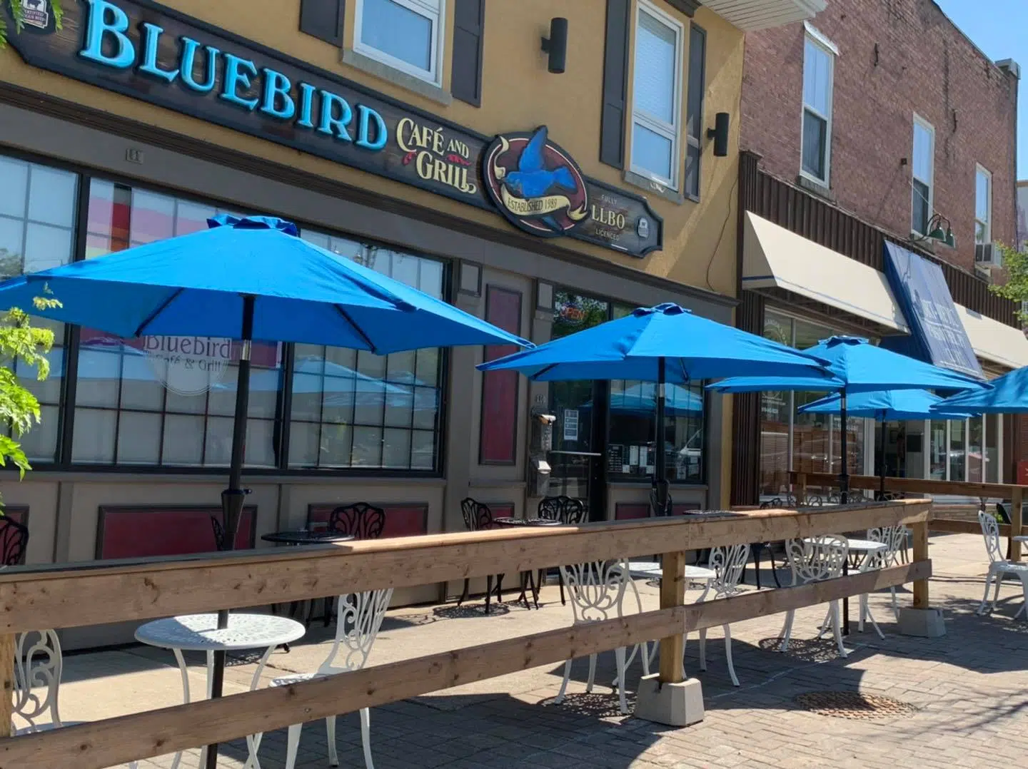 BlueBird Cafe and Grill reopens with new patio on Broadway, a first in the 30 plus year history of the restaurant