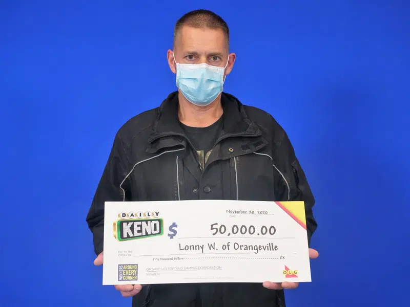 Orangeville man wins $60,000 in two Daily Keno draws
