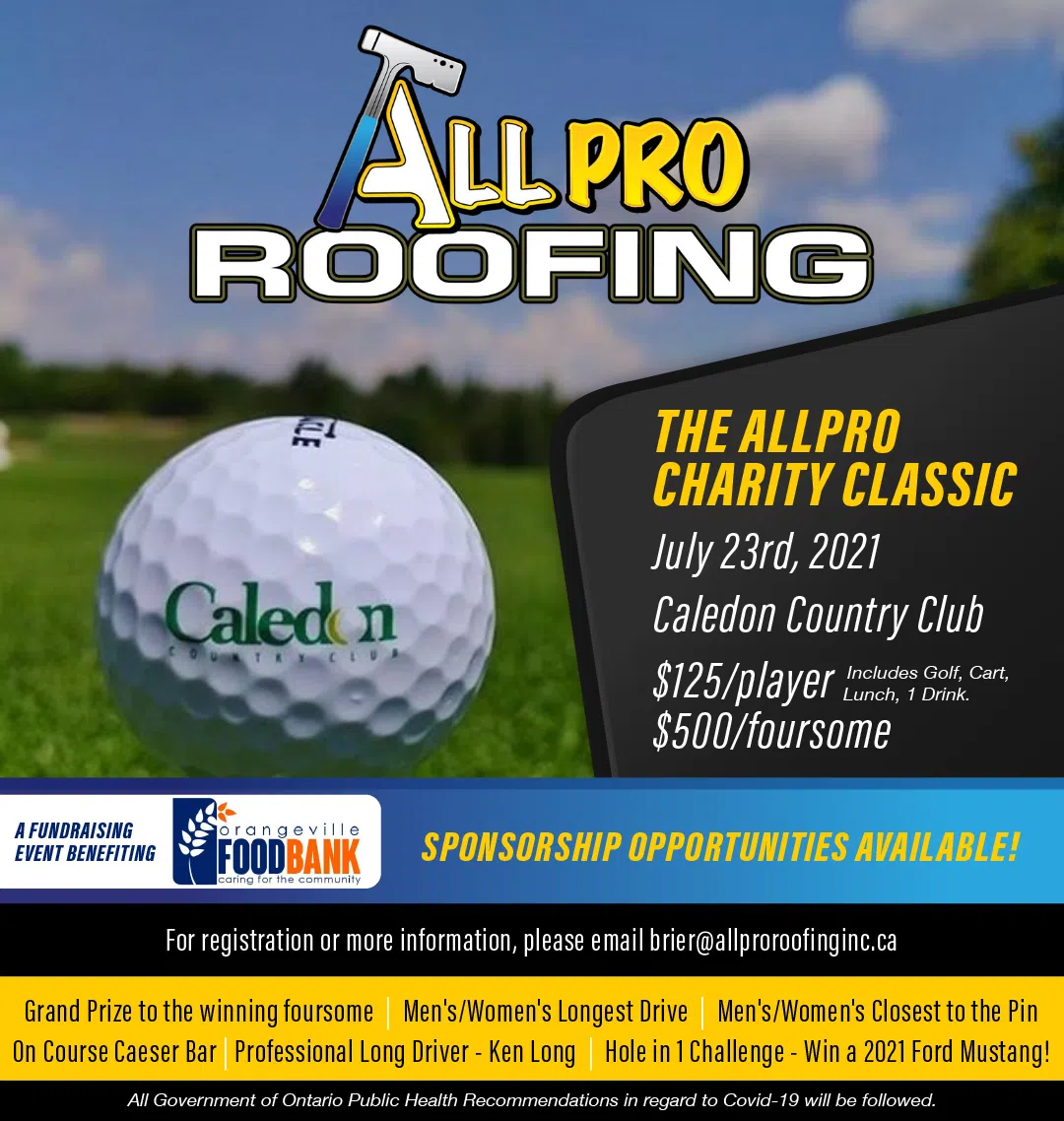 AllPro Roofing Inc. planning charity golf tournament