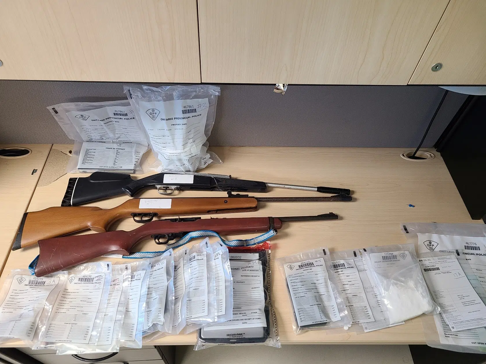 A search warrant has resulted in numerous charges and drug seizure at a residence in East Garafraxa