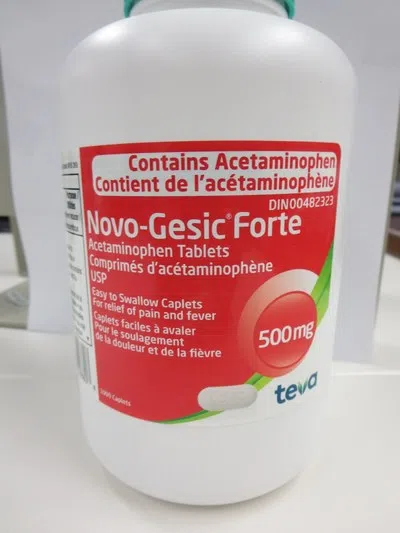 A recall has been issued from Health Canada on two lots of Novo-Gesic Forte Acetaminophen tablets