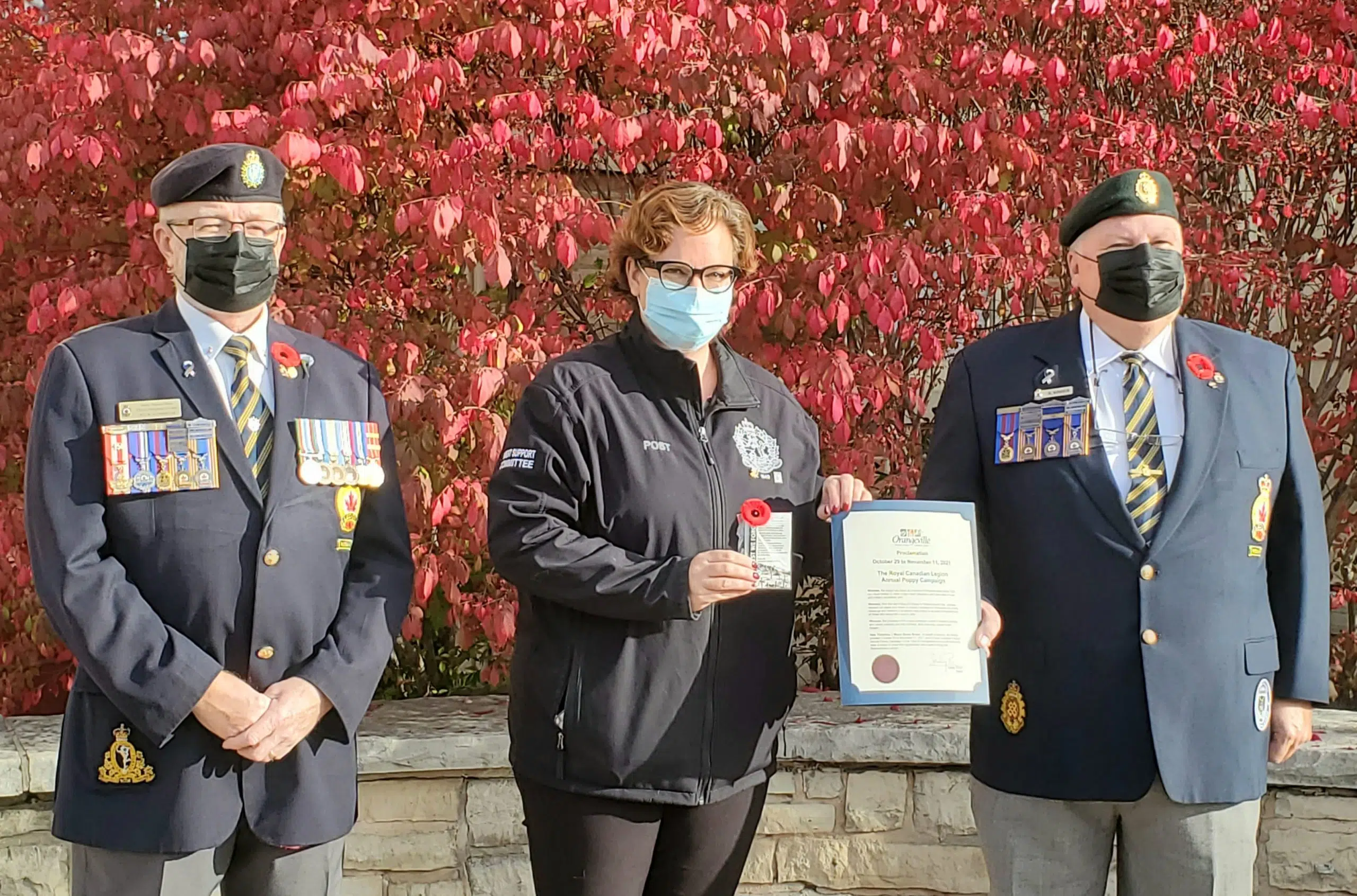 The Royal Canadian Legion Annual Poppy Campaign is under way in Orangeville