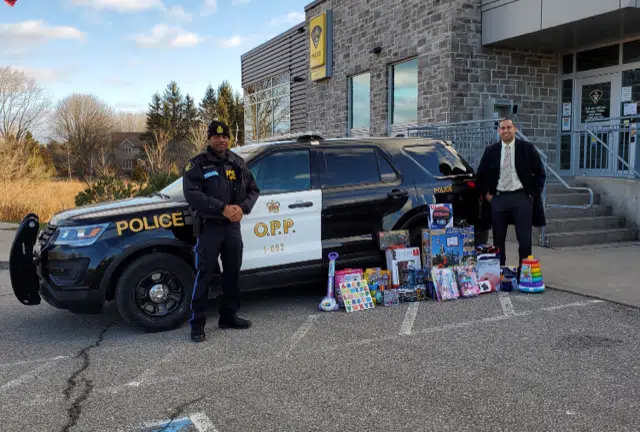 Local families receive gifts and holiday dinners through Caledon OPP  'Shop with a Cop' event