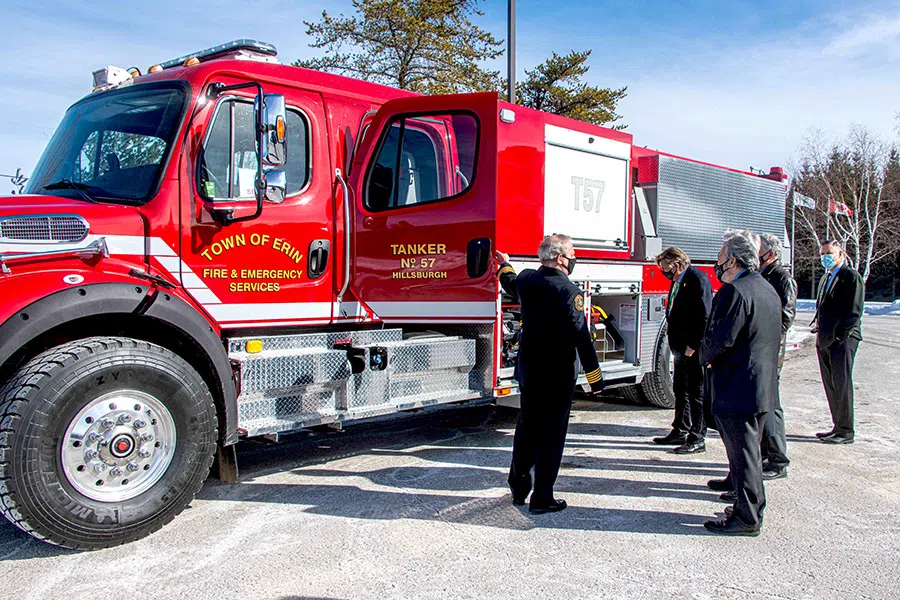 Being a good neighbour - Erin Fire and Emergency Services help out a fellow department