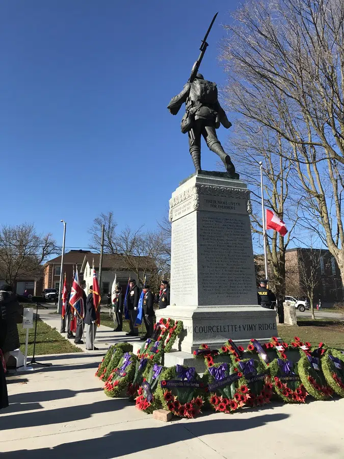 Remembrance Day Ceremony to be Held at Alexandra Park on November 11