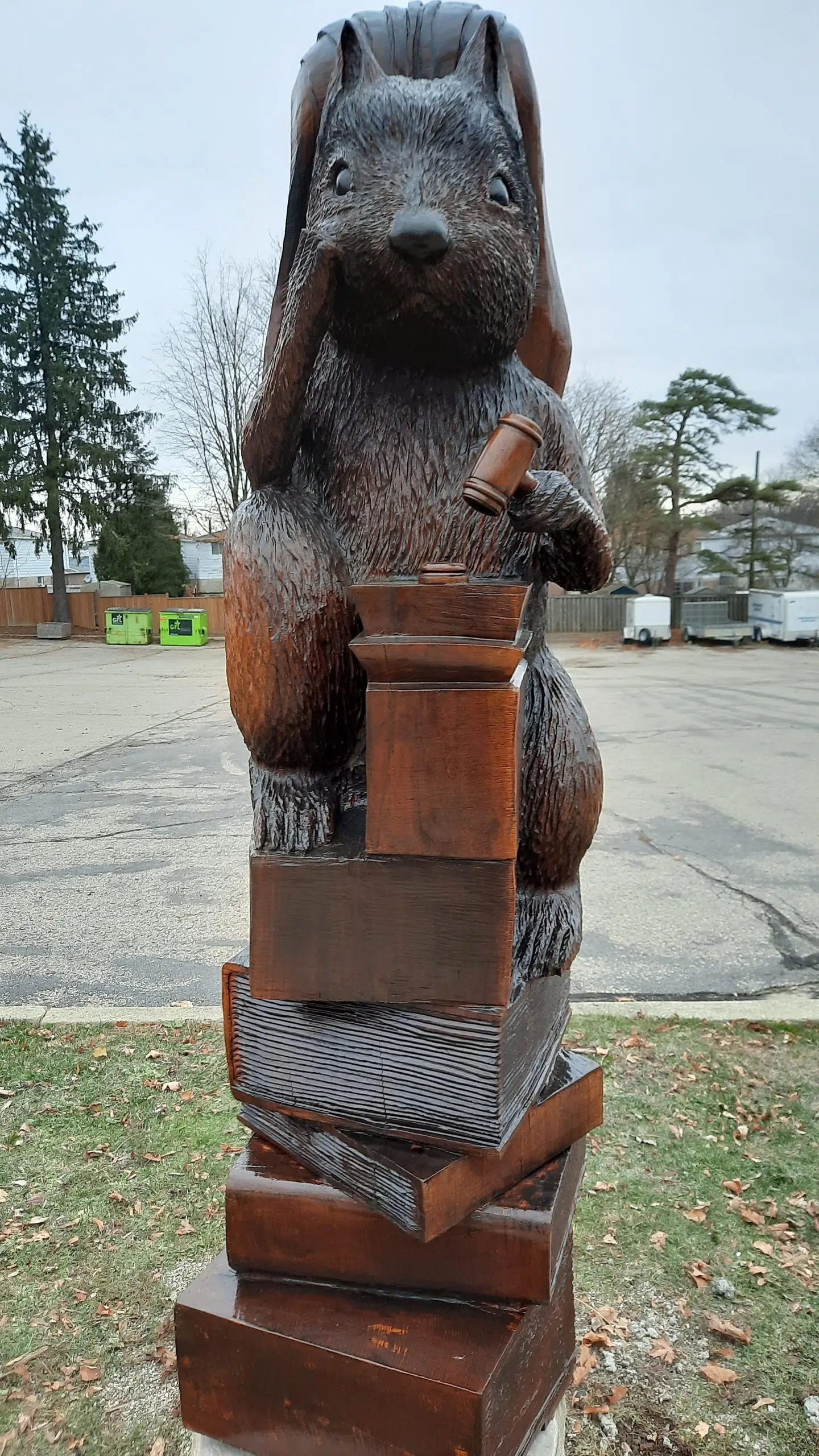 STREET ART: 'Thinker Squirrel' Takes Up Residence on Elizabeth Street