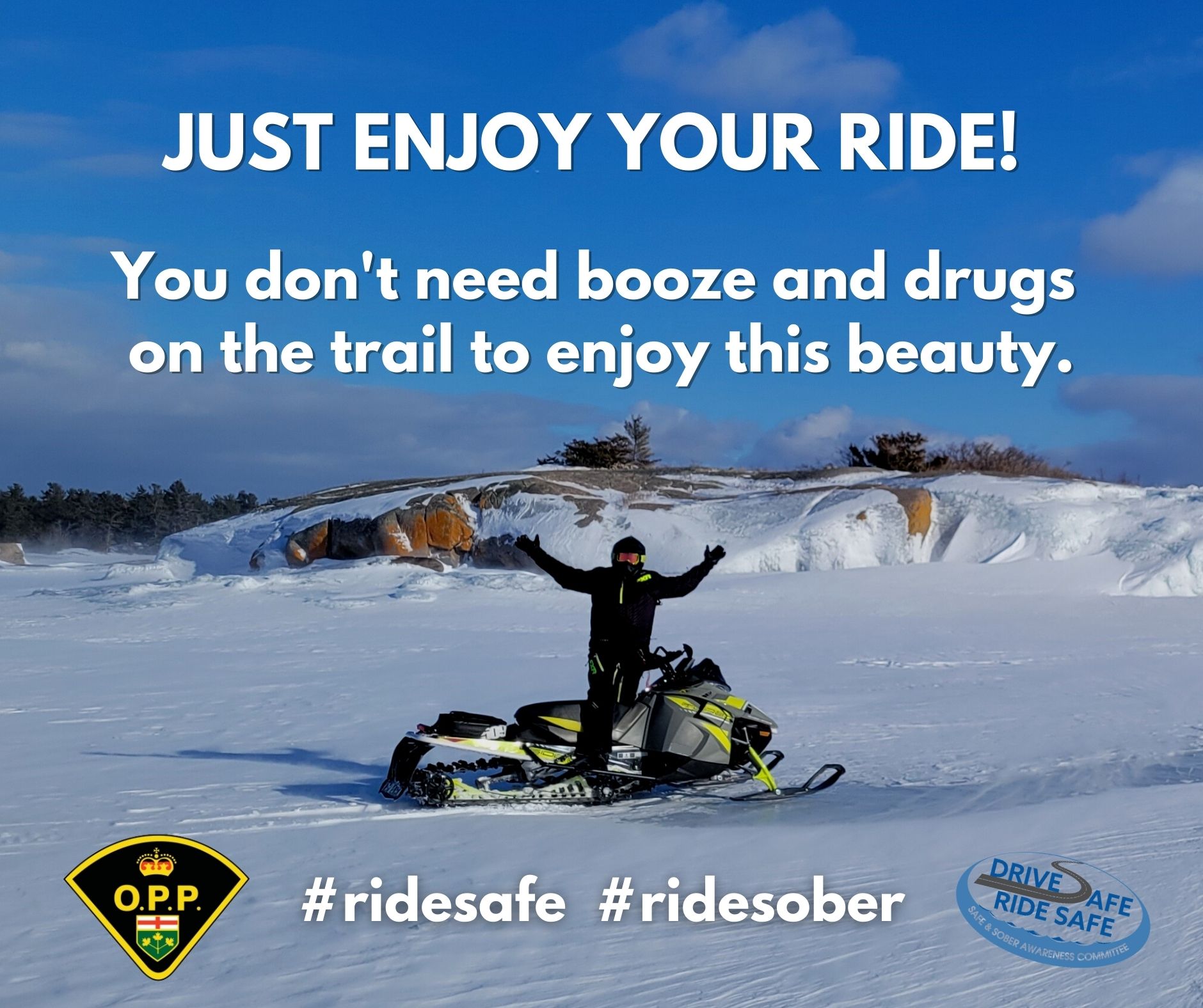 OPP Remind Snowmobilers to Check Trail Status and Ice Conditions Before Heading Out