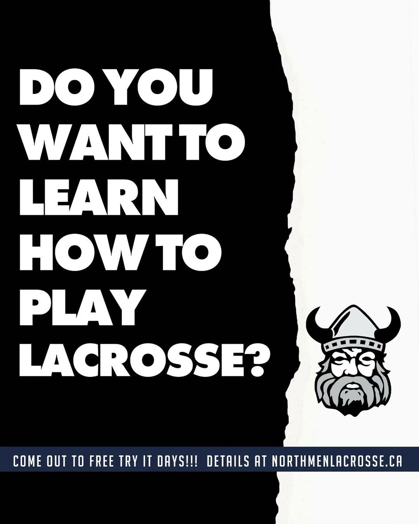 Orangeville Minor Northmen Free Try It Lacrosse Days!