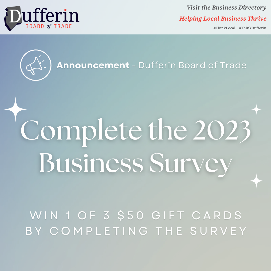 Dufferin Board of Trade Business Survey Now Open