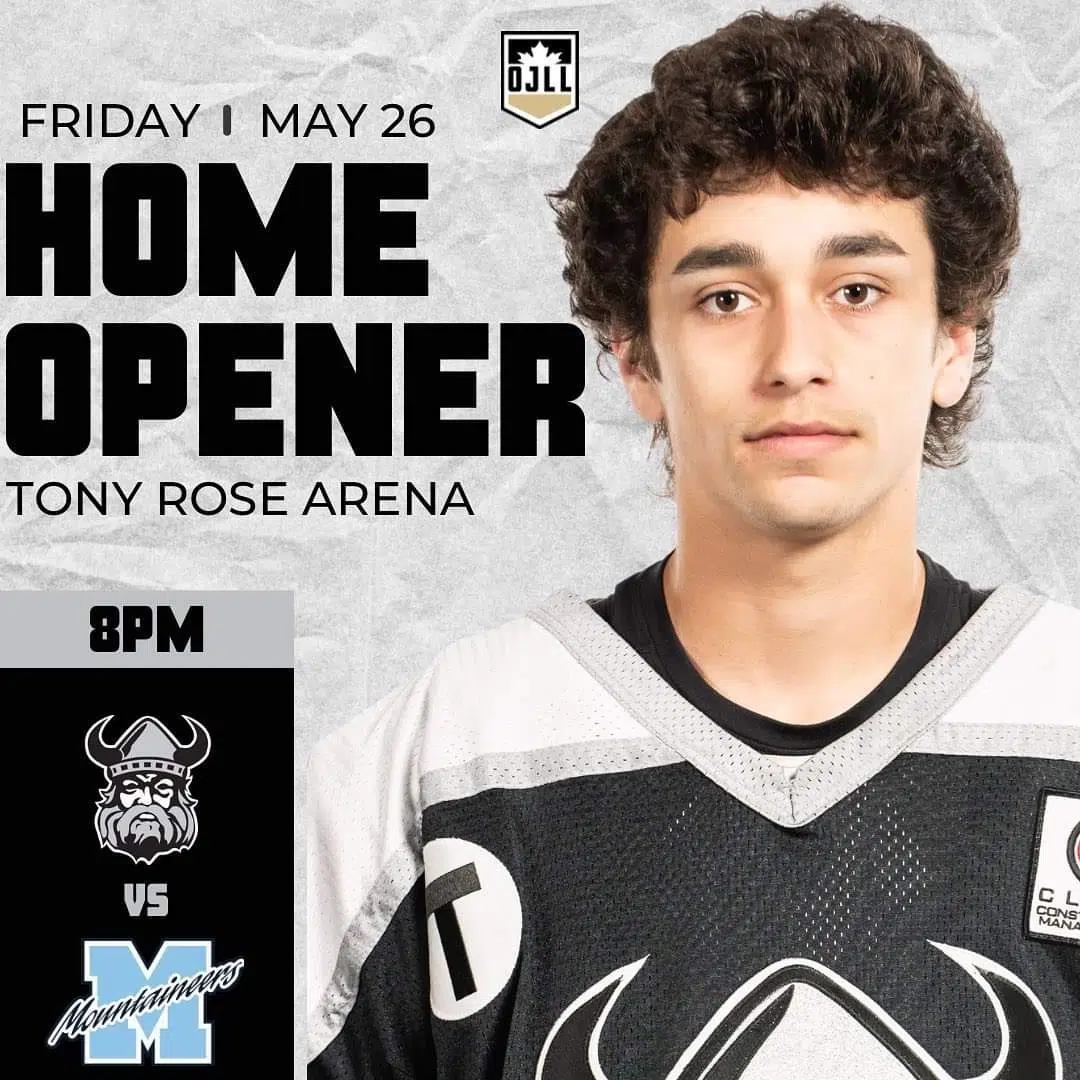 Orangeville Junior A Northmen Home Opener Tonight at the Tony Rose!