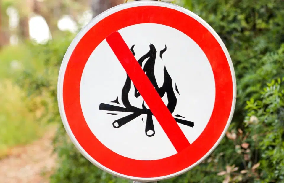 Burn Ban in place for Dufferin County