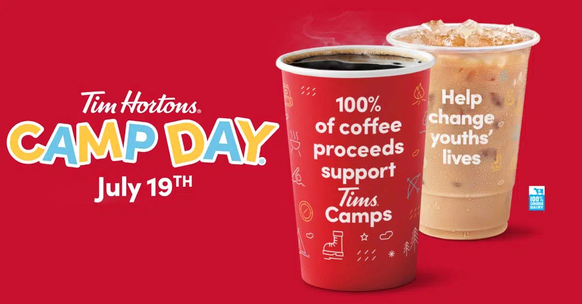It's Tim Hortons Camp Day!