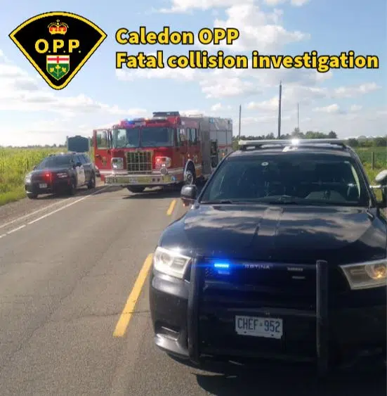 OPP investigating a fatal collision in Caledon