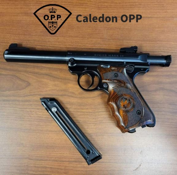 Caledon OPP Recover Stolen Firearm
