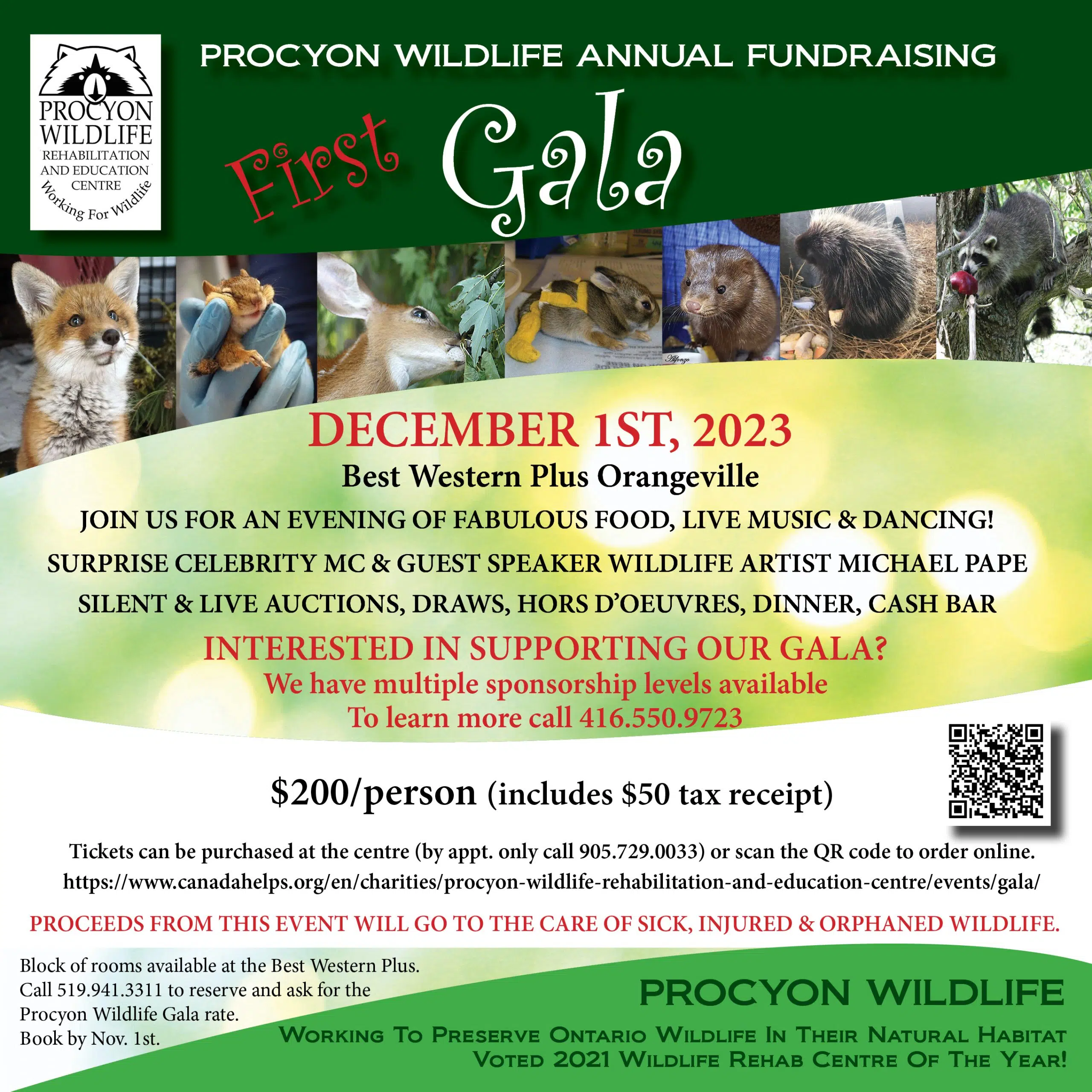 Procyon Wildlife First Annual Fundraising Gala