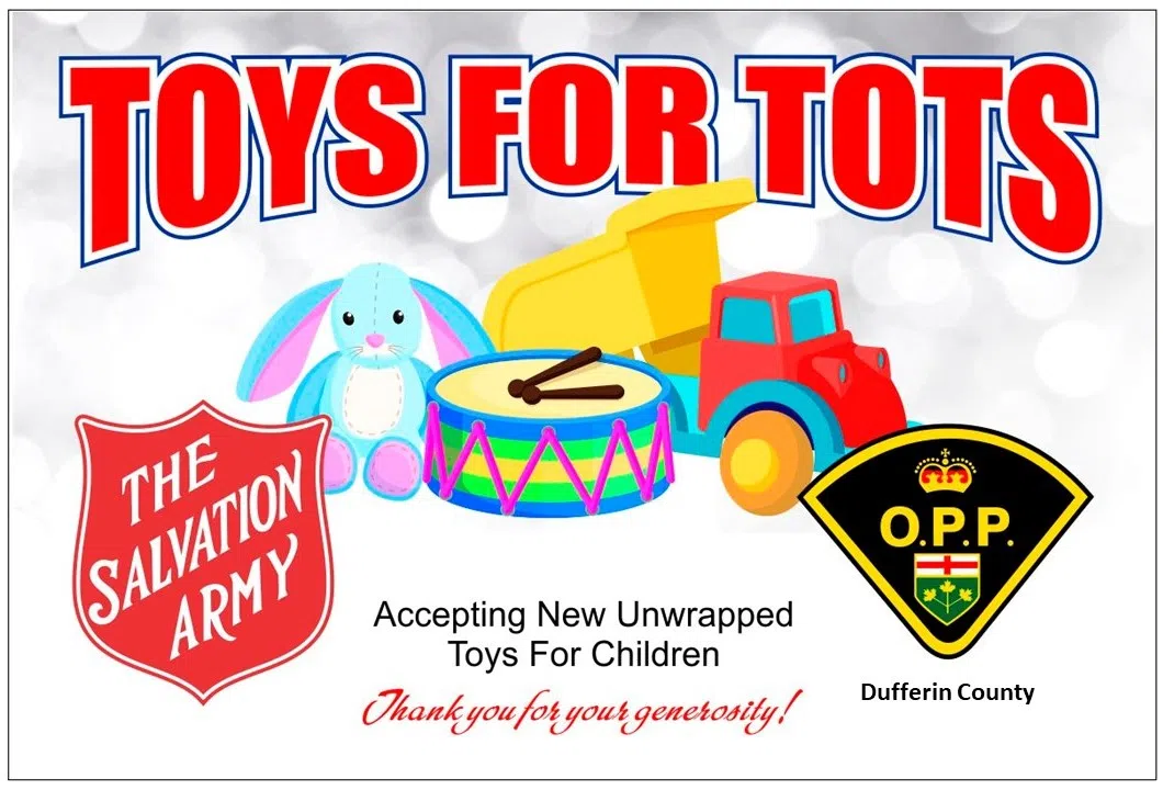 Dufferin OPP Launch Toys For Tots Campaign FM92 South Simcoe Today