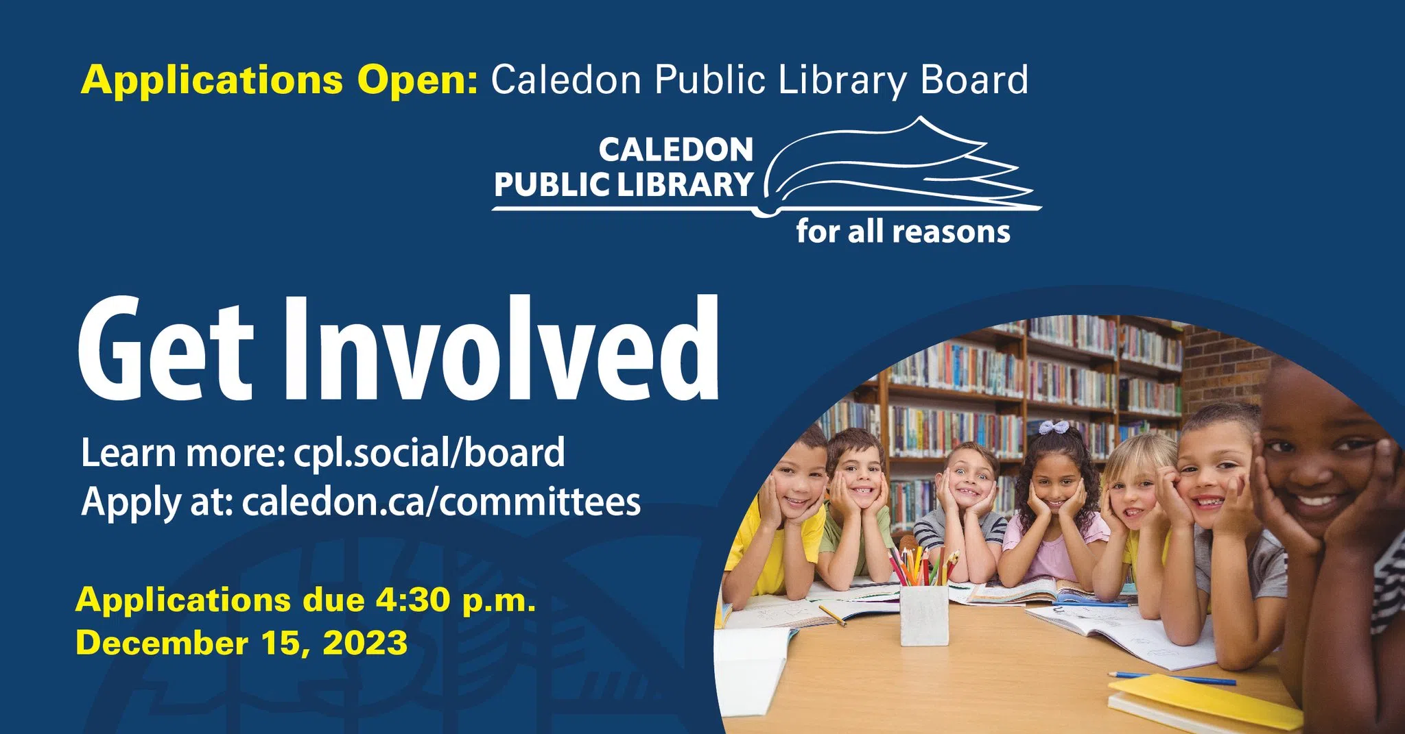 Join The Caledon Public Library Board