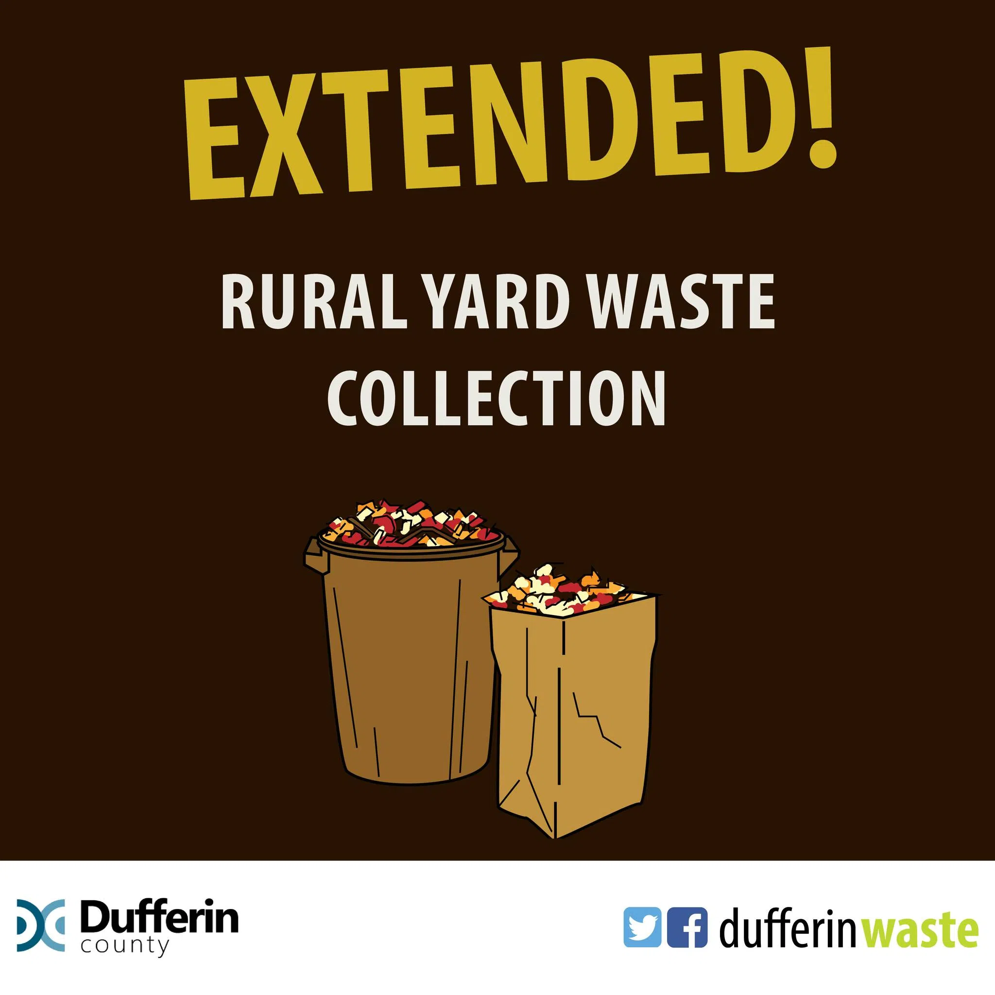 Rural Yard Waste Extended In Dufferin County