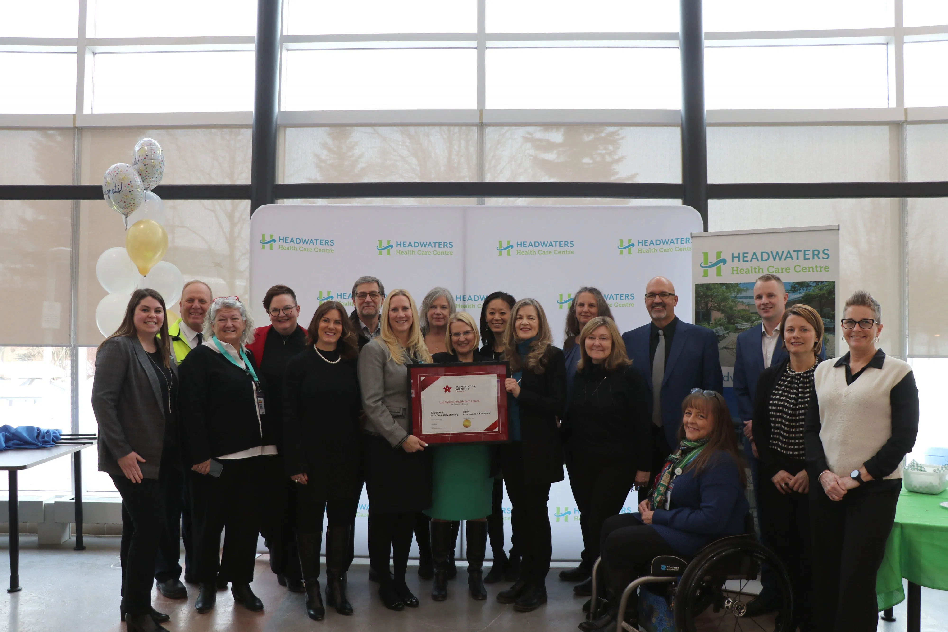 Headwaters Health Care Centre Recieves Exemplary Standing from Accreditation Canada