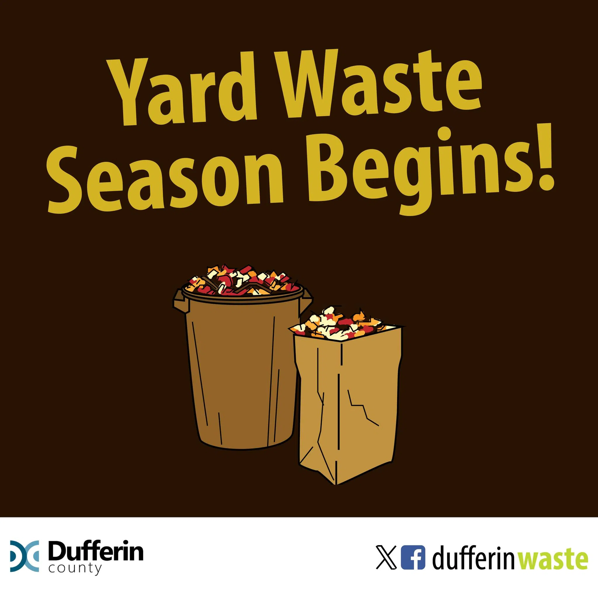 Yard Waste Season in Dufferin County