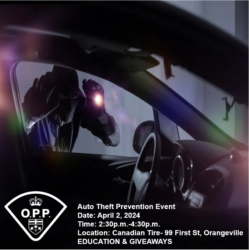 OPP Auto Theft Prevention Event