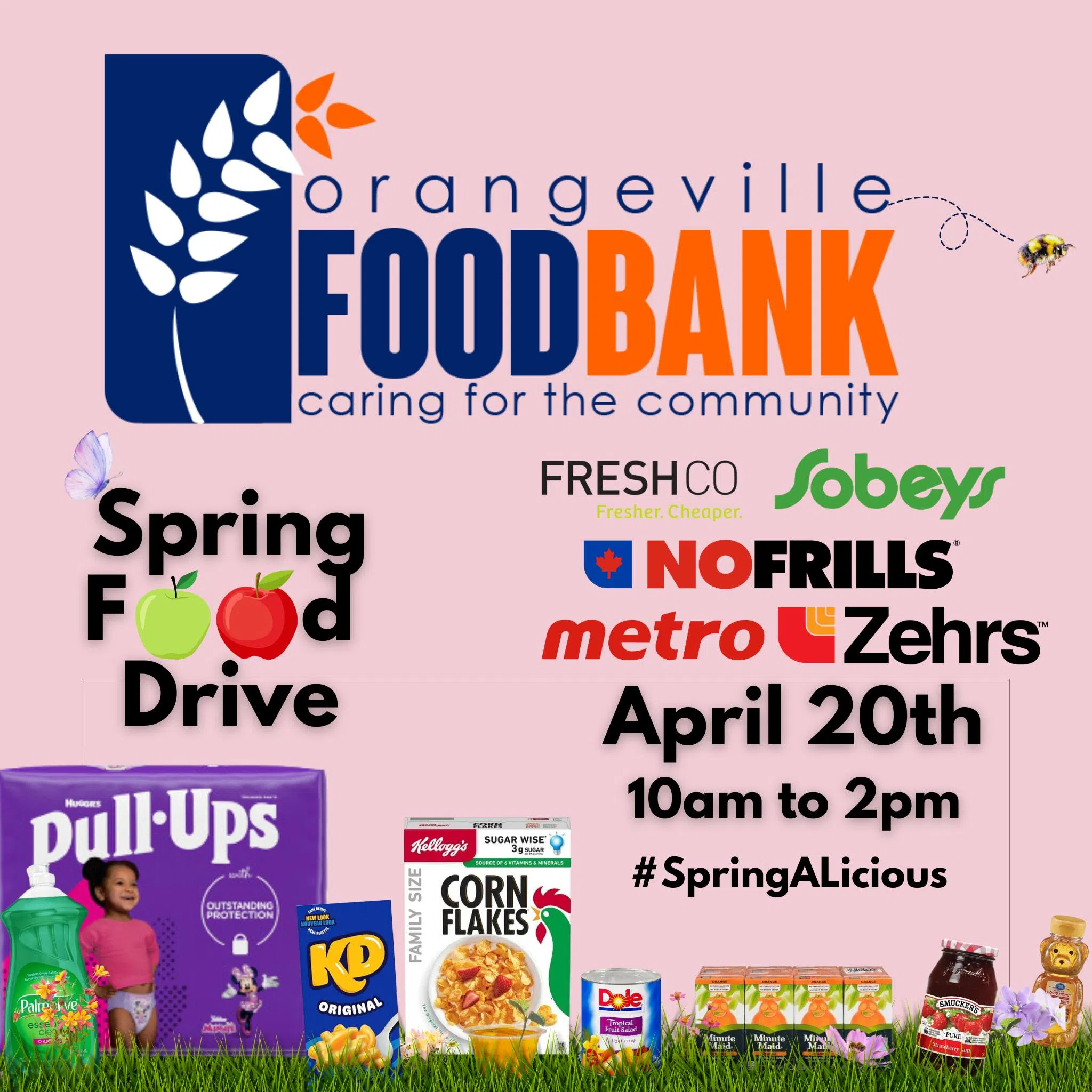 Orangeville Food Bank Spring Food Drive