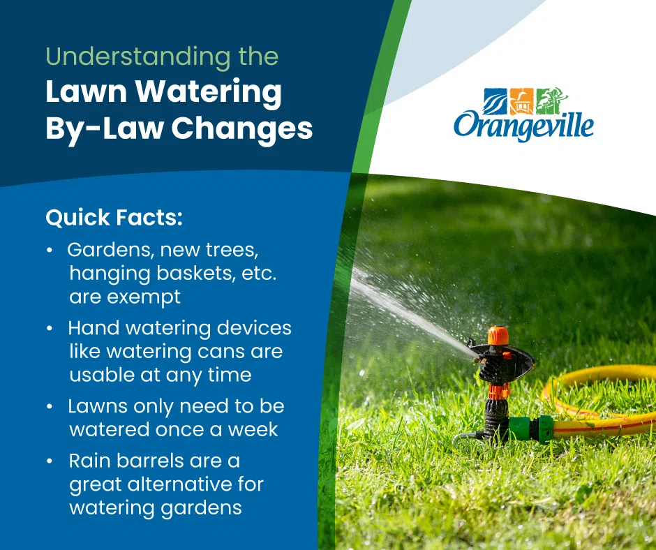 Changes Made To Orangeville Lawn Watering By-Law