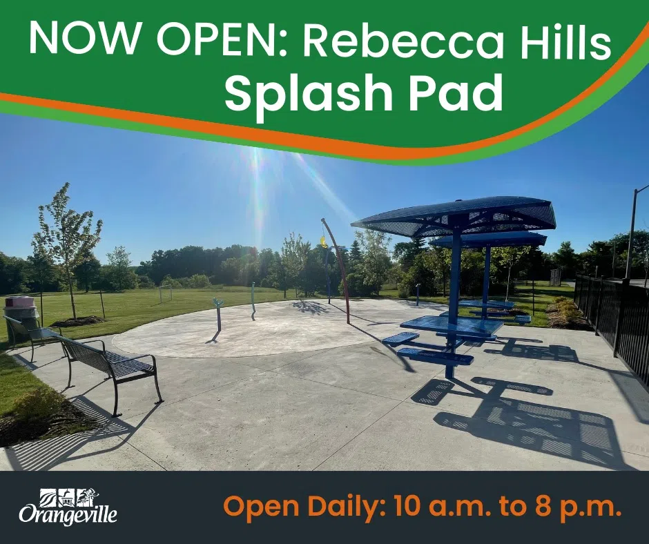 New Splash Pad Opens In Orangeville!