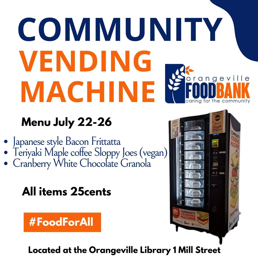 The Community Vending Machine Has Been Stocked Up!