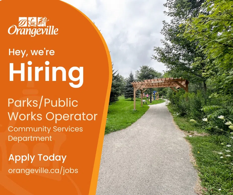 The Town Of Orangeville Is Hiring