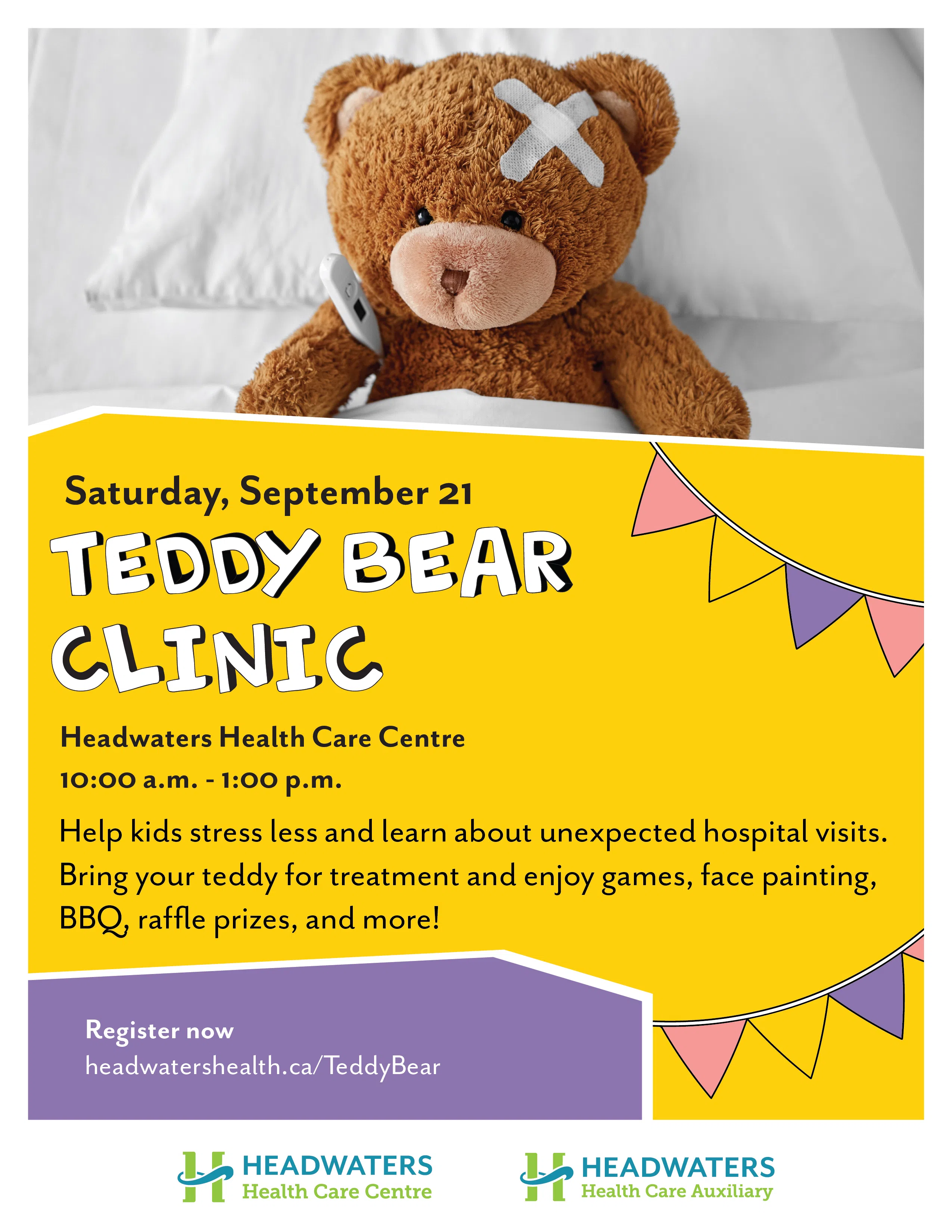 Headwaters Health Care Teddy Bear Clinic Returns!